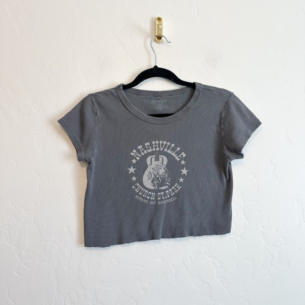 Brandy Melville | Nashville Church Street Park Asymmetrical Cropped Baby T Shirt